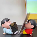 Sleepy ShinChan Mobile Holder | Sitting Figure Mobile Stand ( Cash on delievery available)
