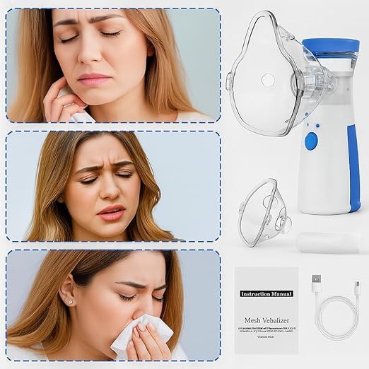 PureBreath™ – Compact Nebulizer | Gentle Vapour | Safe Relief Anytime, Anywhere