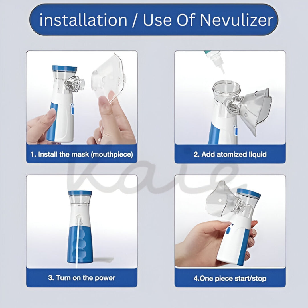 PureBreath™ – Compact Nebulizer | Gentle Vapour | Safe Relief Anytime, Anywhere