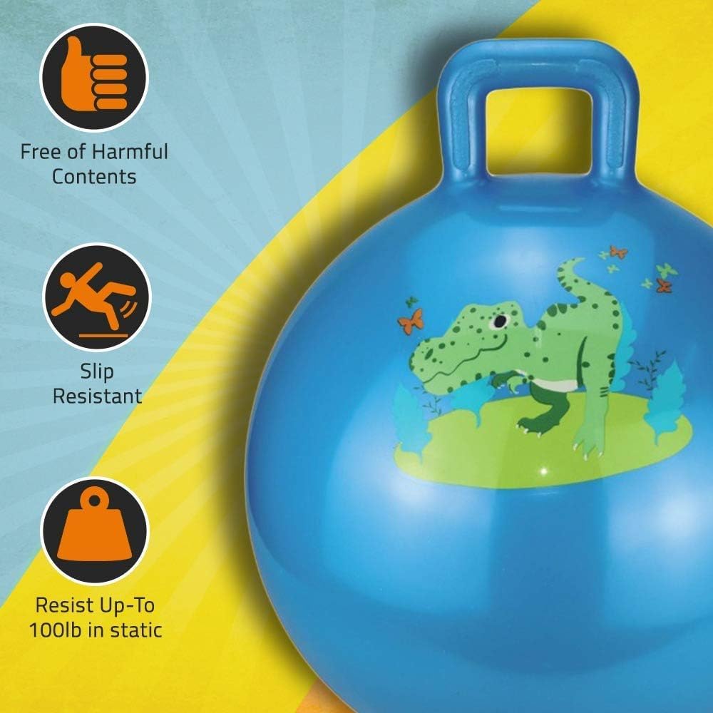 Kids Sit And Bounce Rubber Hop Ball Jumping & Bouncing Ball