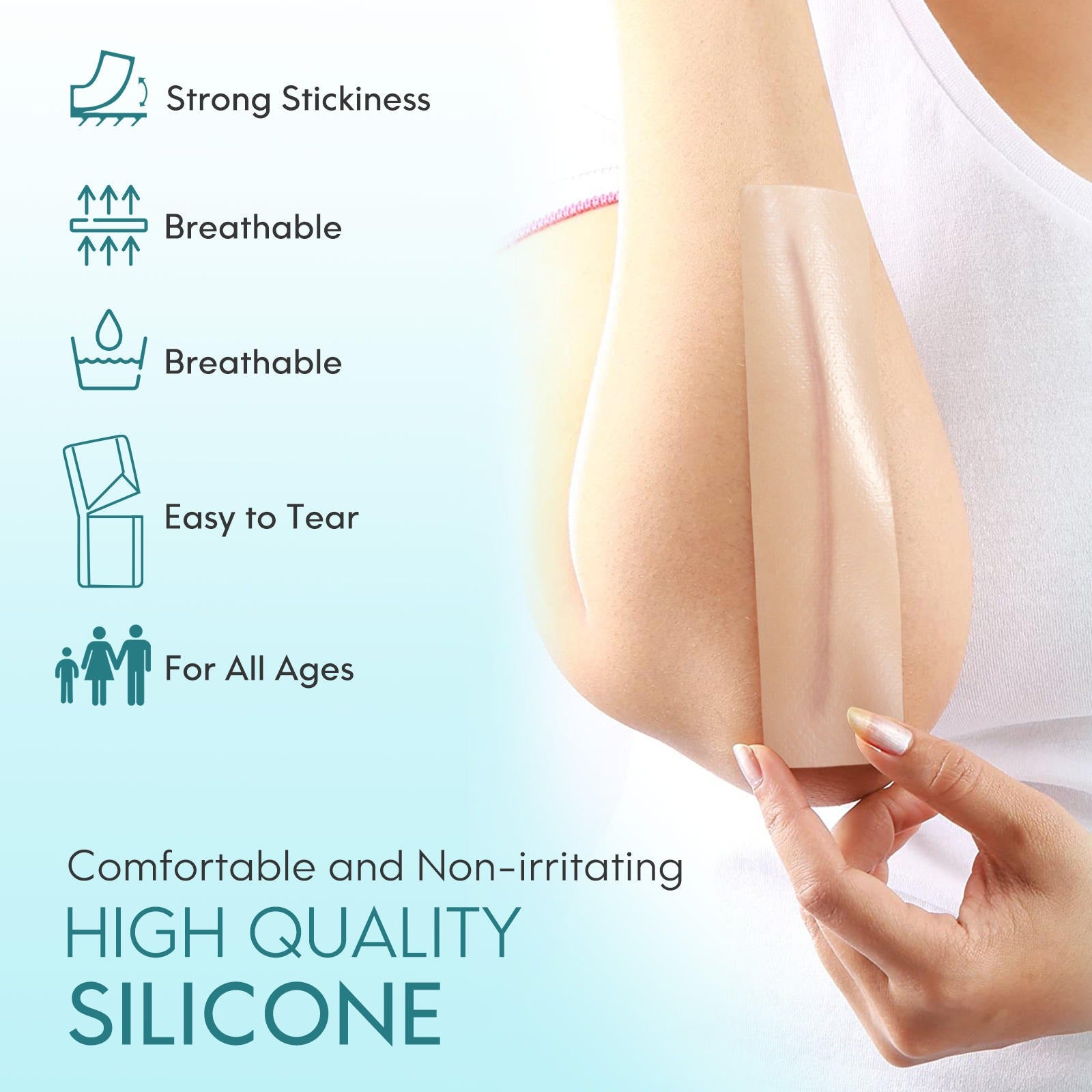 All In 1 Silicone Scar Removal Strips