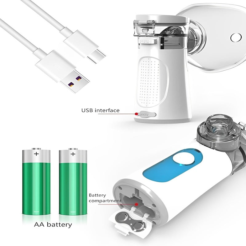 PureBreath™ – Compact Nebulizer | Gentle Vapour | Safe Relief Anytime, Anywhere